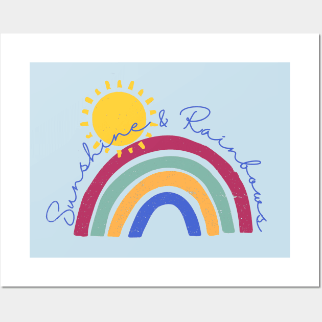 Sunshine & Rainbows Wall Art by Off the Page